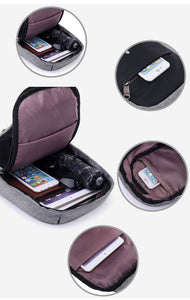 Anti-Theft Shoulder Bag with USB Charging - BeppleStore 