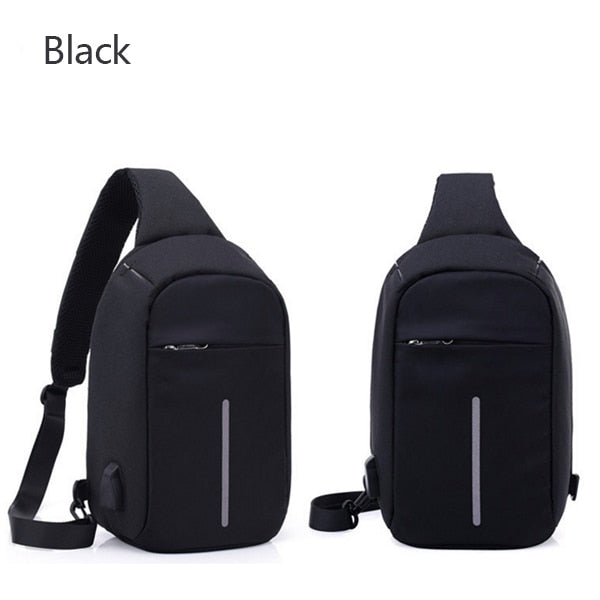 Anti-Theft Shoulder Bag with USB Charging - BeppleStore 